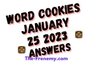 Word Cookies Daily Puzzle January 25 2023 Answers for Today