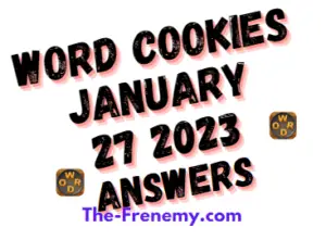 Word Cookies Daily Puzzle January 27 2023 Answers for Today