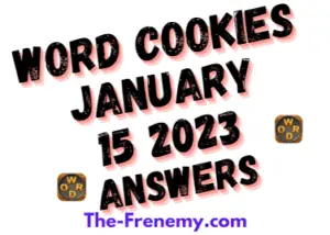 Word Cookies January 15 2023 Daily Puzzle Answers and Solution