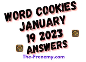 Word Cookies January 19 2023 Daily Puzzle Answers and Solution