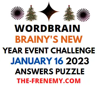 WordBrain Brainy's New Year Event January 16 2023 - Frenemy