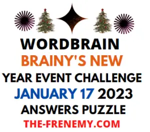 WordBrain Brainys New Year Event Challenge January 17 2023 Answers
