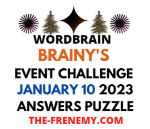 WordBrain Brainys New Year Event January 10 2023 Answers and Solution