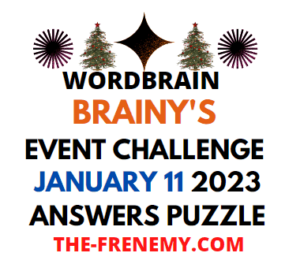 WordBrain Brainys New Year Event January 11 2023 Answers and Solution