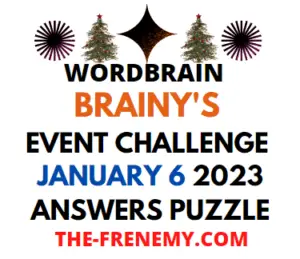 WordBrain Brainys New Year Event January 6 2023 Answers and Solution