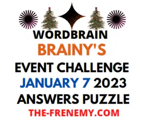 WordBrain Brainys New Year Event January 7 2023 Answers and Solution