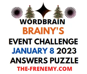WordBrain Brainys New Year Event January 8 2023 Answers and Solution