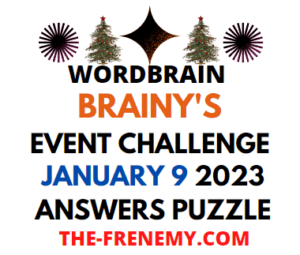 WordBrain Brainys New Year Event January 9 2023 Answers and Solution