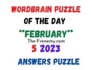 WordBrain Puzzle of the Day February 5 2023 Answers and Solution