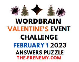 WordBrain Valentines Day Event February 1 2023 Answers and Solution