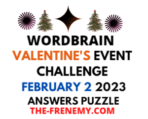WordBrain Valentines Day Event February 2 2023 Answers and Solution