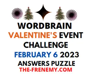 WordBrain Valentines Day Event February 6 2023 Answers and Solution