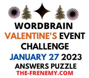 WordBrain Valentines Day Event January 27 2023 Answers and Solution