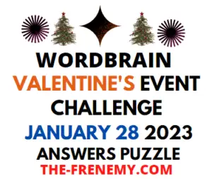 WordBrain Valentines Day Event January 28 2023 Answers and Solution