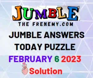 Daily Jumble February 6 2023 Answers for Today