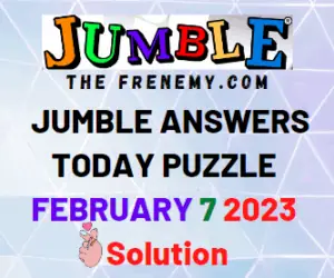Daily Jumble February 7 2023 Answers for Today