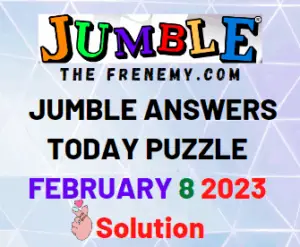 Daily Jumble February 8 2023 Answers for Today