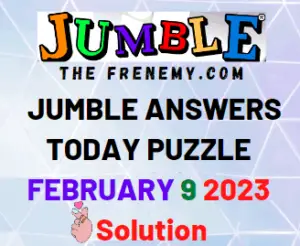 Daily Jumble February 9 2023 Answers for Today