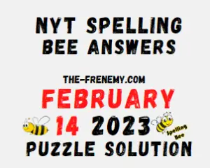 NYT Spelling Bee Answers for February 14 2023 Solution