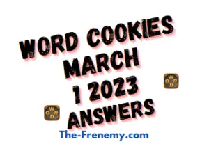 Word Cookies Daily Puzzle Challenge March 1 2023 Answers