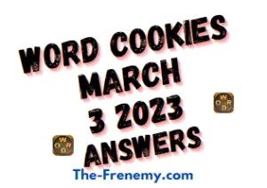 Word Cookies Daily Puzzle Challenge March 3 2023 Answers