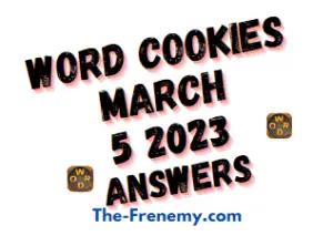 Word Cookies Daily Puzzle Challenge March 5 2023 Answers