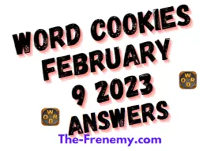Word Cookies Daily Puzzle February 9 2023 Answers and Solution