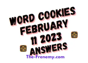 Word Cookies February 11 2023 Daily Puzzle Answer and Solution