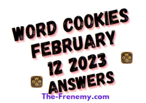 Word Cookies February 12 2023 Daily Puzzle Answer and Solution