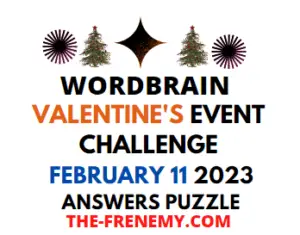 WordBrain Valentines Day Event February 11 2023 Answers and Solution