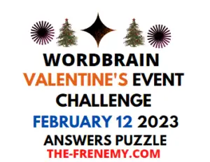 WordBrain Valentines Day Event February 12 2023 Answers and Solution
