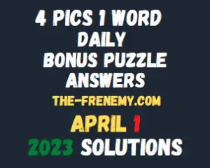 4 Pics 1 Word Daily Puzzle Answers for April 1 2023