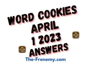 Word Cookies April 1 2023 Answers for Today