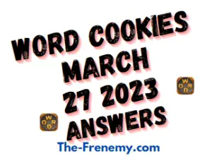 Word Cookies Daily Puzzle March 27 2023 Answers for Today