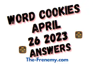 Word Cookies Daily April 26 2023 Answers for Today