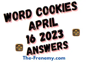Word Cookies Daily Puzzle April 16 2023 Answers for Today