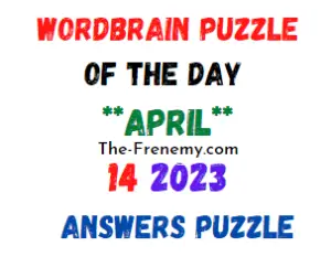 WordBrain Puzzle of the Day April 14 2023 Solution