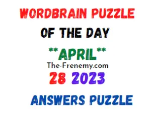 WordBrain Puzzle of the Day April 28 2023 Answers for Today