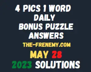 4 Pics 1 Word Daily Puzzle May 28 2023 Answers for Today
