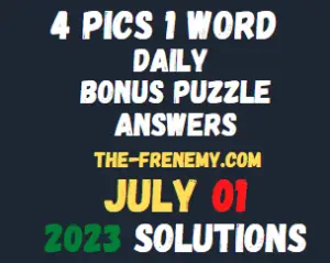 4 Pics 1 Word July 1 2023 Answers for Today