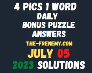 4 Pics 1 Word July 5 2023 Answers for Today