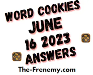 Word Cookies June 16 2023 Answers for Today