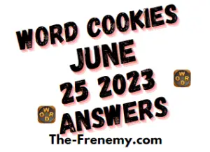 Word Cookies June 25 2023 Answers for Today