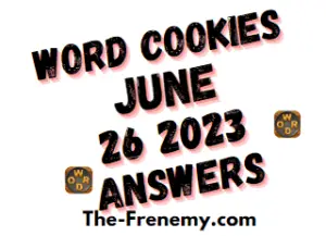 Word Cookies June 26 2023 Answers for Today