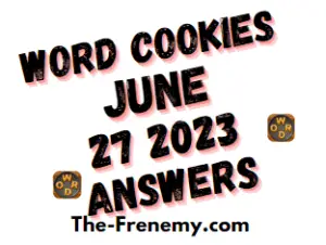 Word Cookies June 27 2023 Answers for Today