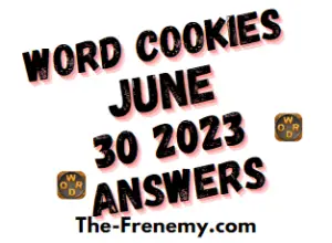 Word Cookies June 30 2023 Answers for Today