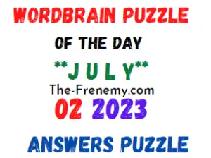 WordBrain Puzzle of the Day July 2 2023 Answers for Today