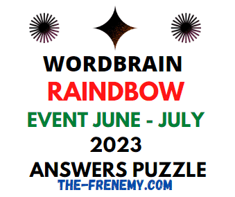 WordBrain Rainbow Event July 1 2023 Answers - Frenemy