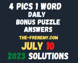 4 Pics 1 Word July 10 2023 Answers for Today