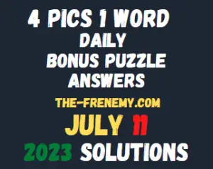 4 Pics 1 Word July 11 2023 Answers for Today